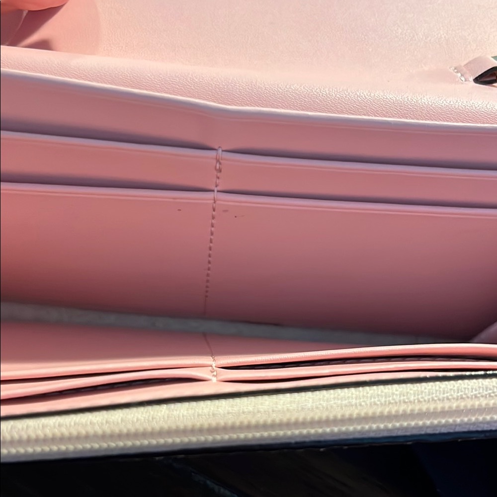 Kate Spade Pink and Gold Bow Clutch - Picture 14 of 16
